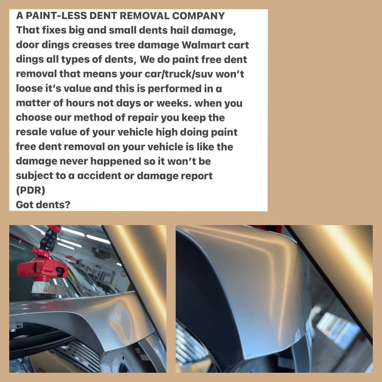 Dent Raptor Auto listing photograph